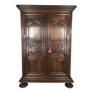 18th Century French Louis Xiii Walnut Armoire For Sale