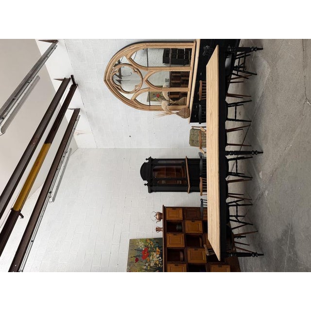 Large Communal Table in Wood For Sale - Image 4 of 15