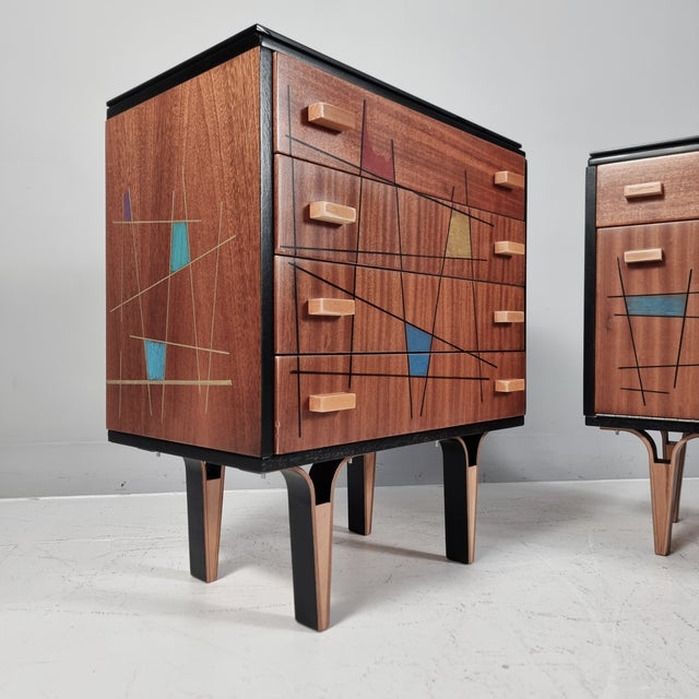 Vintage Bedside Tables, 1970s, Set of 2 For Sale - Image 9 of 12