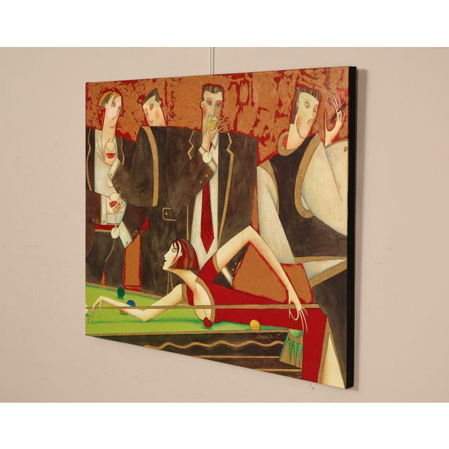 Postmodern Andrei Protsouk Hand-Embellished Artist Proof Print, 'Scratch' For Sale - Image 3 of 18