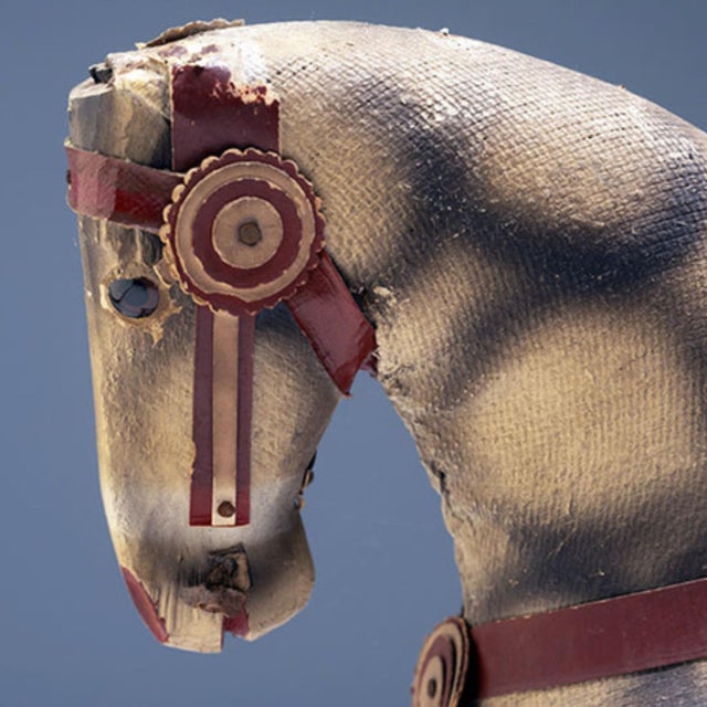 Antique Rocking Horse, Czechoslovakia, 1940s For Sale - Image 4 of 7