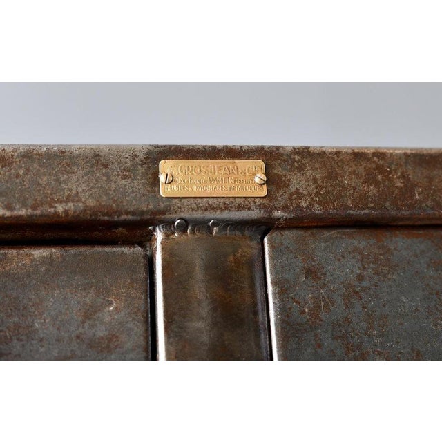 Paint Industrial Cabinet by G. Grosjean, 1920s For Sale - Image 7 of 17