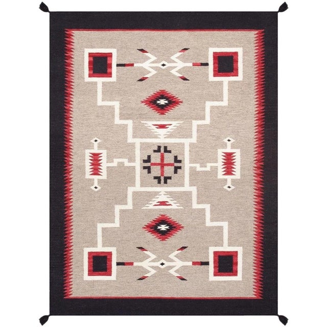 Traditional Tuscany Wool Mocha Area Rug, 5' 2'' X 6'11'' For Sale - Image 3 of 3