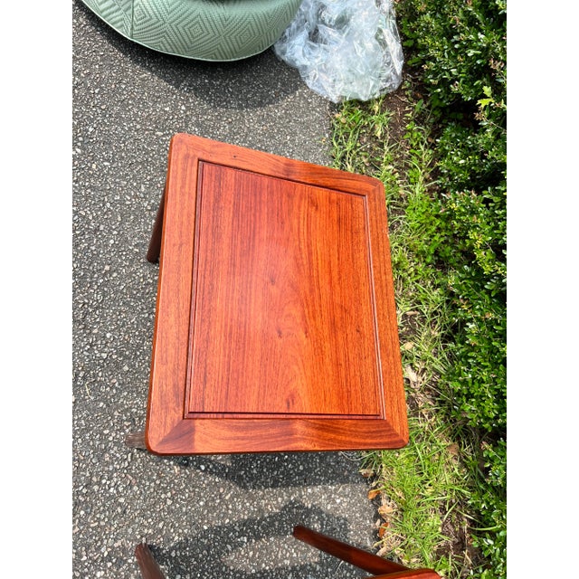 1970s 1970’s Alberts Tibro Style Scandinavian Rosewood Side Tables - a Pair For Sale - Image 5 of 12