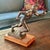 Art Deco Style 1950s Bronze Track and Field Runner Trophy For Sale - Image 15 of 16