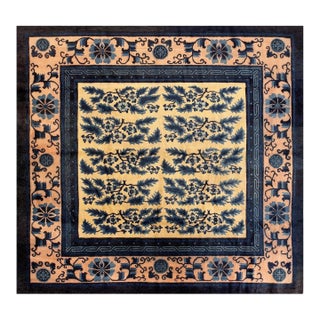 Early 20th Century Chinese Mongolian Carpet ( 7'1'' x 7'7'' - 216 x 232 ) For Sale