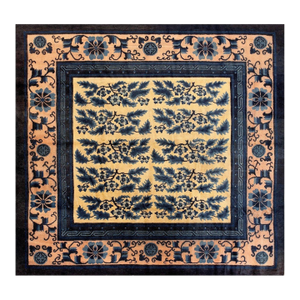 Early 20th Century Chinese Mongolian Carpet ( 7'1'' x 7'7'' - 216 x 232 )