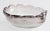 Mid-Century Modern Vintage Italian Murano Scalloped Art Glass Controlled Bubbles Bowl For Sale - Image 3 of 8