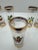 Mid-Century Modern Gold Rim Fruit Glasses..Vintage 1950s Hi-Ball Cocktail Glasses For Sale - Image 3 of 4