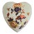 Beautiful Heart Shaped Fine Bone China Case With Lid For Sale