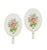 Vintage English Hand-Painted Floral Decor Metal Wall Lamps give the room a rustic aesthetic and great decorative effect.