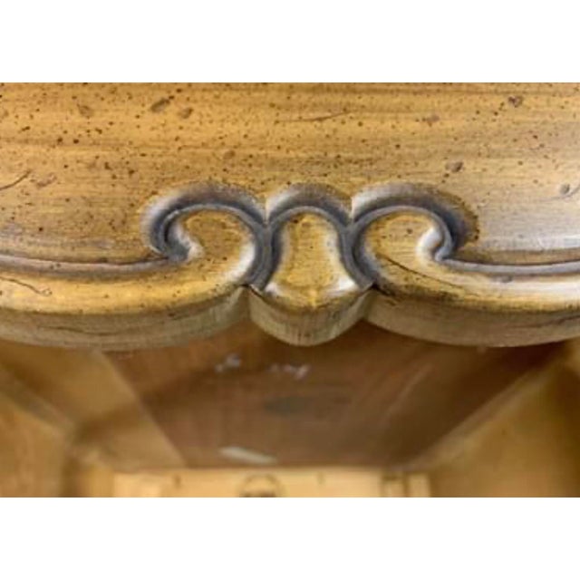 1950s Weiman Pecan Side Tables - a Pair For Sale - Image 5 of 6