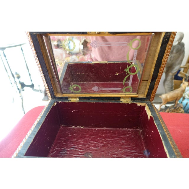 Arts & Crafts Wedding Jewelry Box, 1890s For Sale - Image 3 of 6