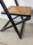 Set of 4 Folding Chairs With Black Lacquer Finish and Caned Seats For Sale - Image 10 of 18