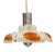 A striking 1970s Italian pendant light by Mazzega, crafted from hand-worked Murano glass and distinguished by its...