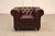 Chesterfield Style Pair of Oxford Red Leather Club Chairs For Sale - Image 13 of 18
