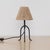 Panoplie Petite Iron Tripod Lamp, Rope Shade For Sale In Los Angeles - Image 6 of 10