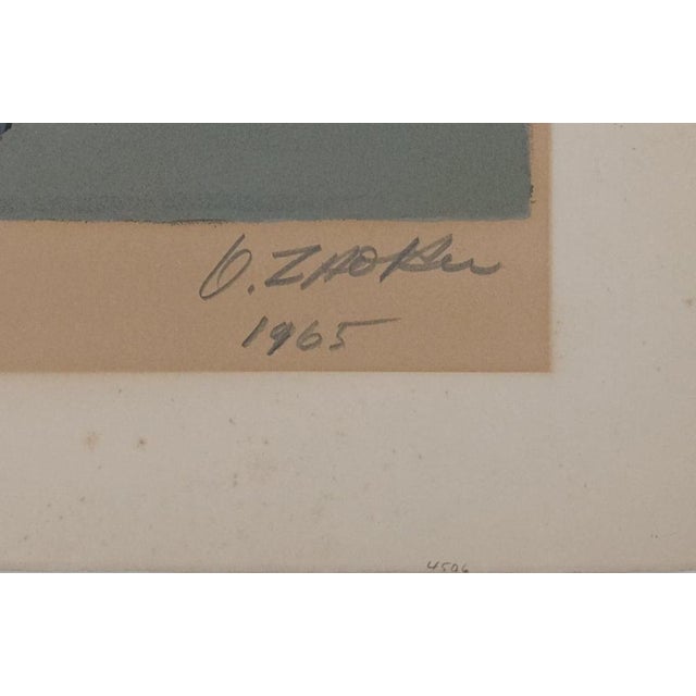 Ossip Zadkine, Ange en feu, Lithograph For Sale - Image 6 of 7
