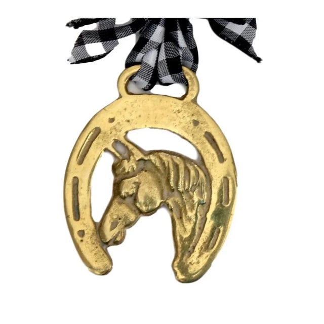 19th-C. English horse brass ornament. Horse brass medallions were used to decorate shire and parade horses for special...