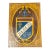 Late 20th Century Bantry - Original Artisan Painted City Crest / Seal Sign on Metal - Ireland For Sale