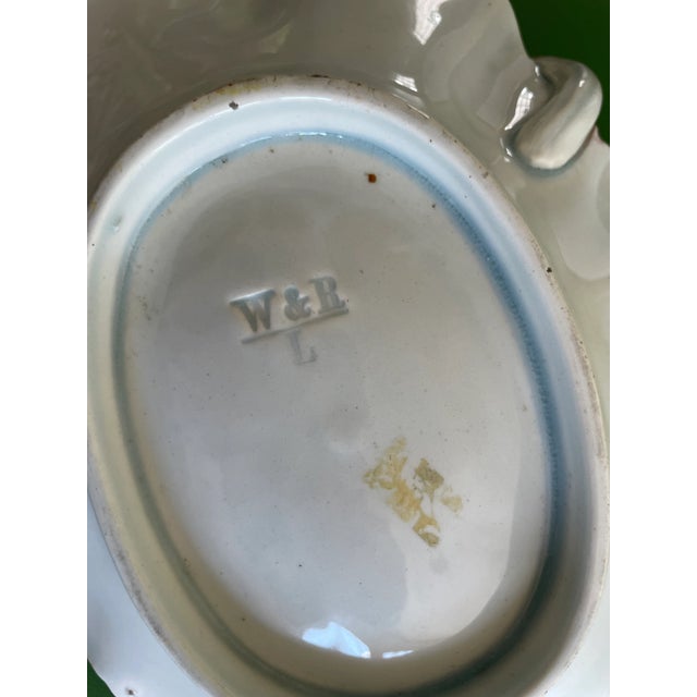 Late 19th Century Wittmann and Roth Majolica Leaf Plate For Sale - Image 4 of 7