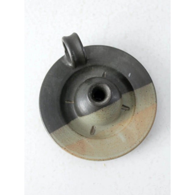 Vintage Beaver Creek Studio Pottery Candleholder For Sale - Image 9 of 11