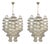Murano Glass Bubble Chandeliers, Italy, 1980s, Set of 2 For Sale