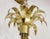 Metal 1950s Eight-Arm Italian Solid Brass Flower Chandelier For Sale - Image 7 of 13