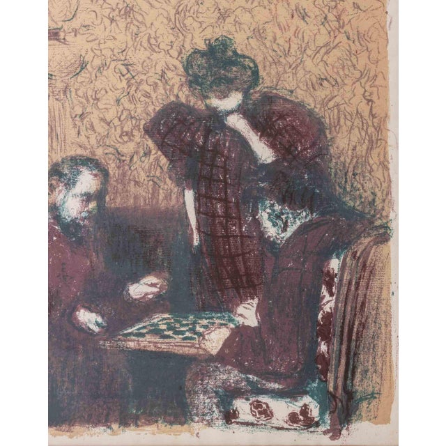 Modern Edouard Vuillard "La Partie De Dames" Lithograph For Sale - Image 3 of 8