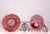 Mid 20th Century Mid 20th Century Fenton Cranberry Opalescent Hobnail Cruet & Bud Vase Set For Sale - Image 5 of 9