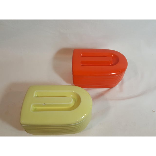 1940s Westinghouse by Hall Ceramic Refrigerator Containers a Pair