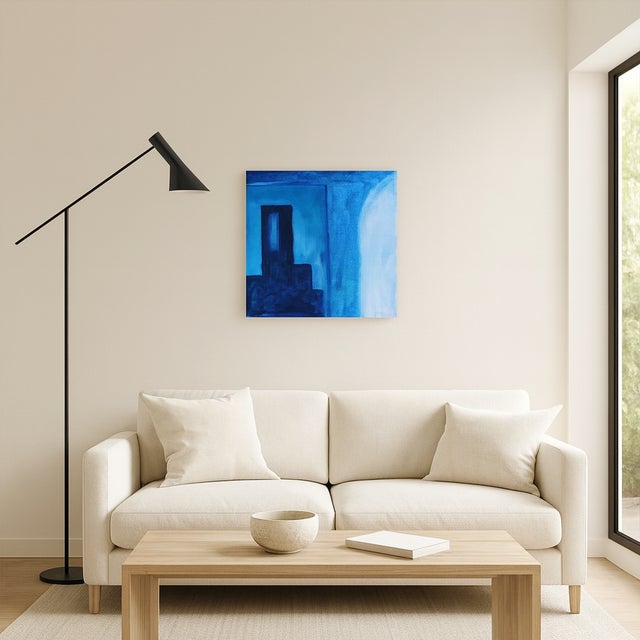 The Other World Abstract Expressionism Acrylic Painting by Shabs Beigh For Sale - Image 4 of 5