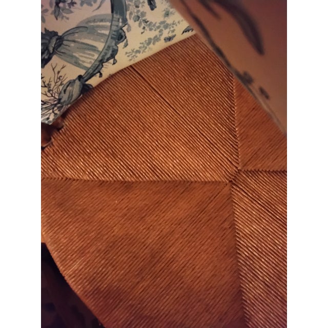 1980s Country French Chair and Ottoman For Sale - Image 14 of 14