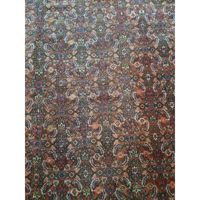Brown 1920's Antique Persian Hamadan Palace Rug, 11' X 19'8" For Sale - Image 8 of 11