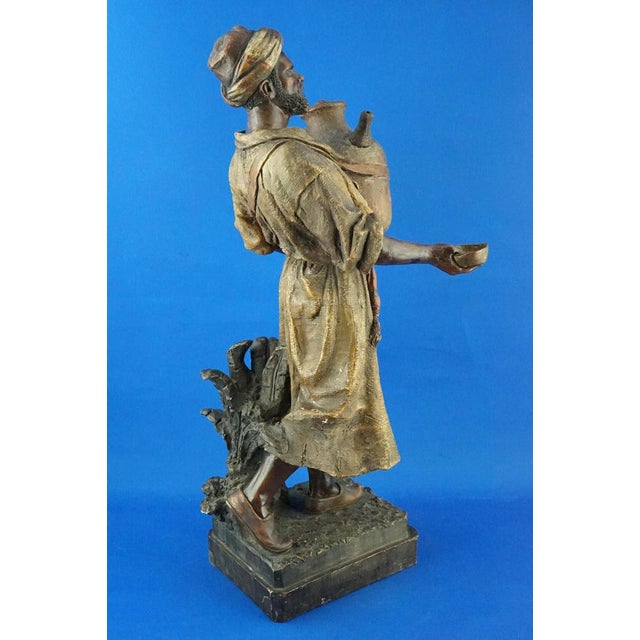 Sculpture of Man in Terracotta by Friedrich Goldscheider for Goldscheider, Austria, Late 1800s For Sale - Image 6 of 18