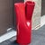 Vintage Oversized Unusual Red Glazed Double Vase For Sale In Philadelphia - Image 6 of 12
