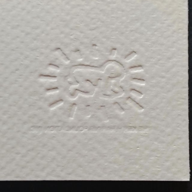After Keith Haring, Figurative Composition, 1990s, Limited Edition Lithograph For Sale - Image 6 of 8