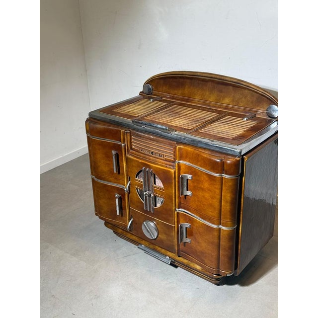 Art Deco Harem Stove from Fobrux, Belgium, 1930s For Sale - Image 4 of 9