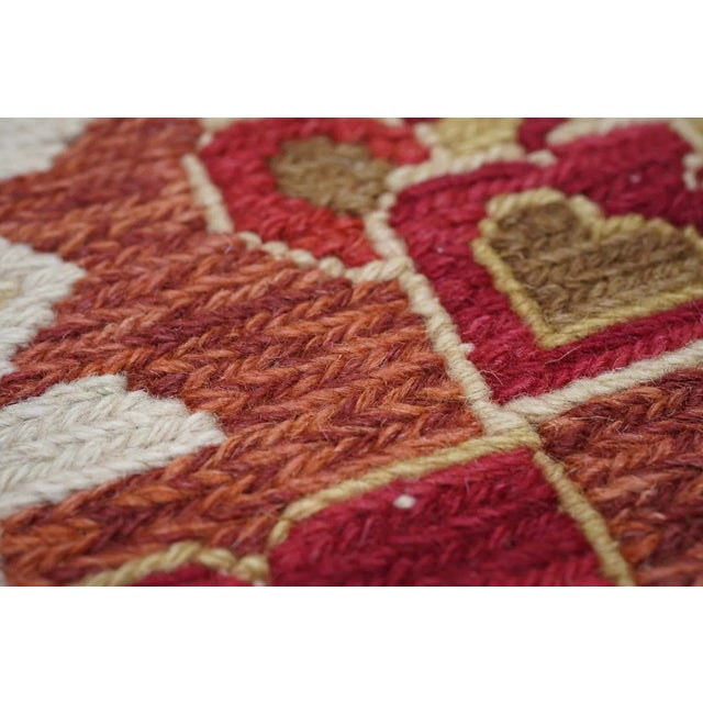 Brown Sumak Rug 4' X 5'11'' For Sale - Image 8 of 12