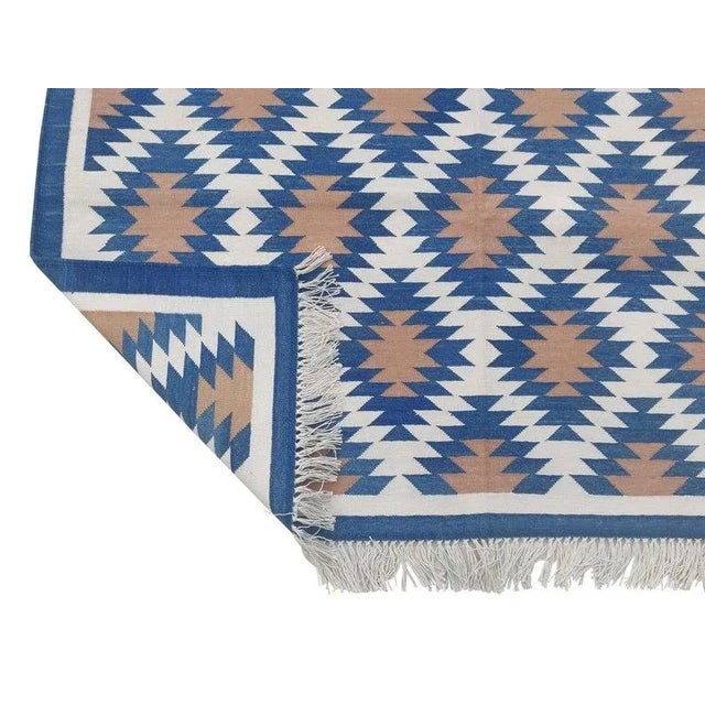 Boho Chic Aelis Rug, 5x8, Blue For Sale - Image 3 of 5