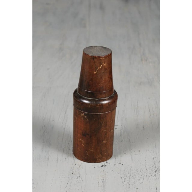 Wood Late 19th Century French Treenware Bottle With Conic Lid Serving as a Cup For Sale - Image 7 of 12