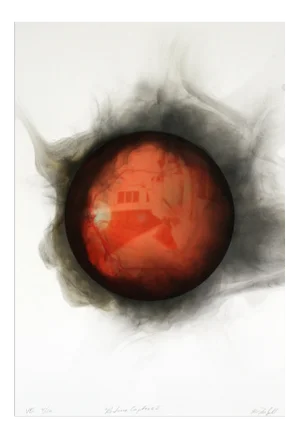 Retina Capture 2, Smoke on Paper, 2010