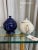 Beautiful pair of vintage in the shades of blue ceramic teapots. Fiesta Teapot is 9.5” W x 6”D x 7.5” H. French sailor...
