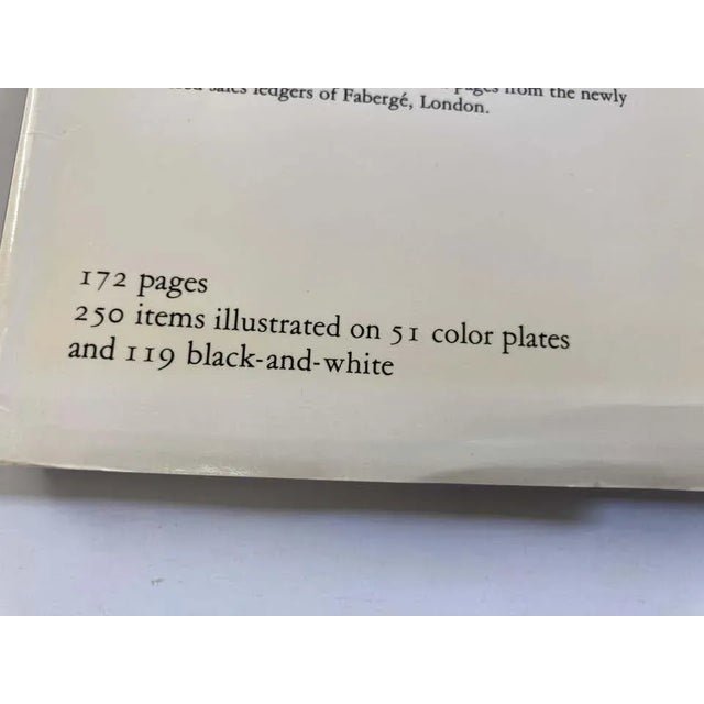 Fabergé Court Jeweler to the Tsars Hardcover Table Book For Sale In Palm Springs - Image 6 of 12