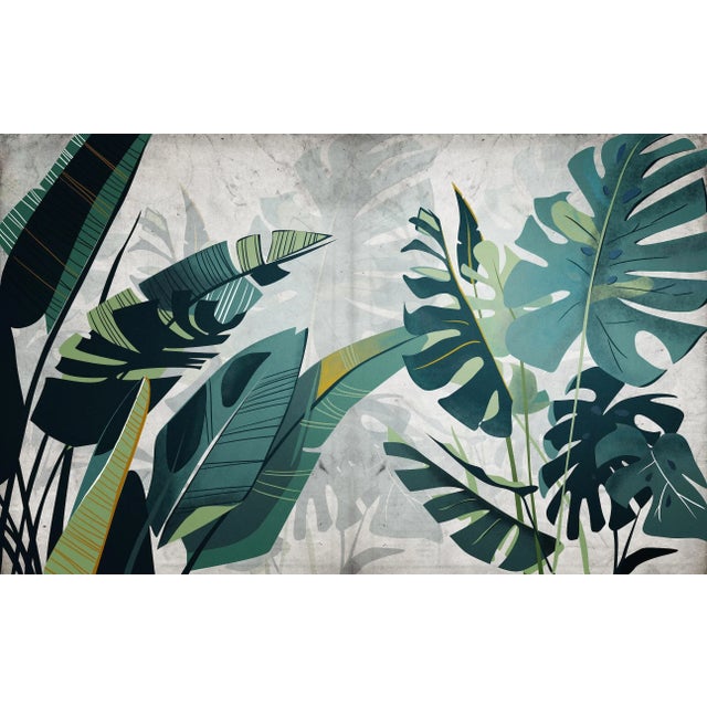Contemporary Botanika_jungla Wallpaper by Officinarkitettura For Sale - Image 3 of 3