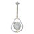 1950s Charming "Shell" Trasparent Murano Glass Chandelier by Barovier E Toso For Sale