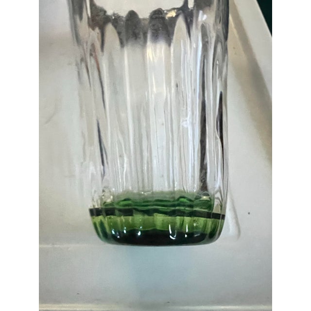 Vintage Hand Blown Scalloped Purple Saintpaulia Glass by Anthropologie For Sale In West Palm - Image 6 of 7