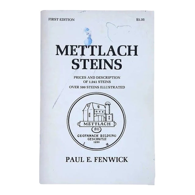 Vintage Mettlach Steins by Paul E. Fenwick First Edition Book For Sale