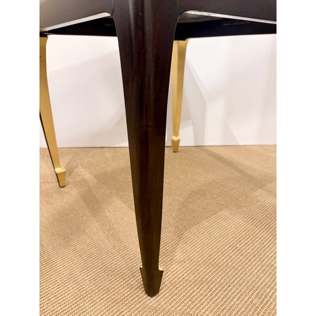 Theodore Alexander Theodore Alexander Modern Gold Curve End Table For Sale - Image 4 of 5