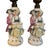 Antique Porcelain French Louis XIV Couple Porcelain Boudoir Lamps W/Shades This is a pair of antique porcelain lamps...